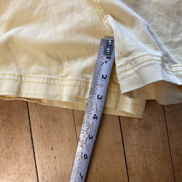 Buckle Shorts Women’s Small BKE Yellow Denim Mid Rise Stretch - Picture 7 of 13